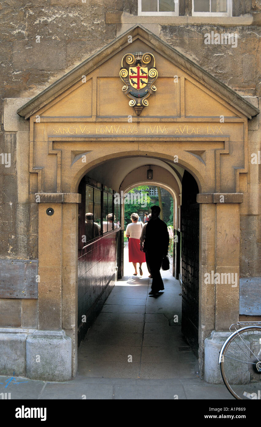 Gateway St Edmund Hall Oxford Stock Photo - Alamy