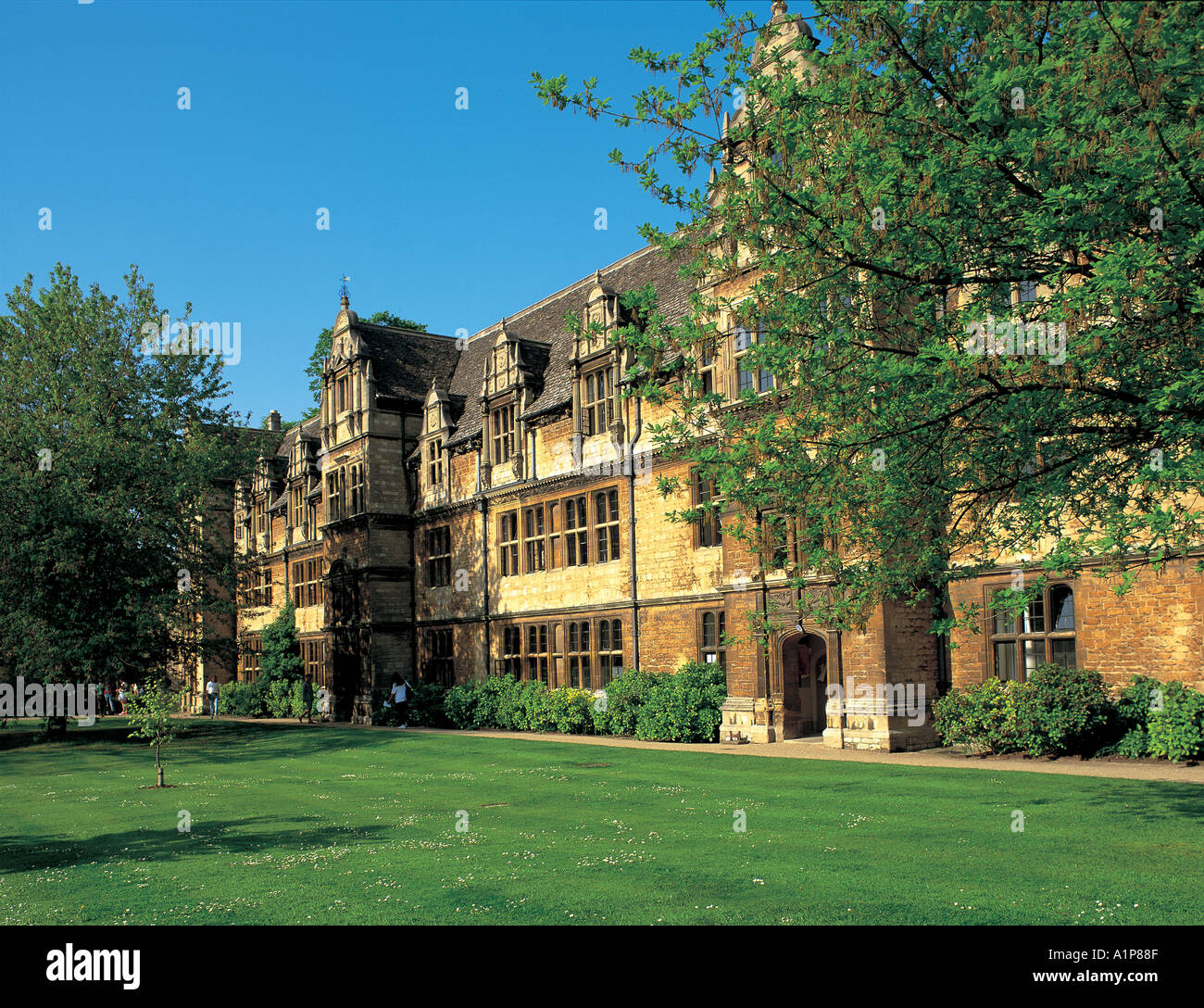 The Jackson Building Front Quad Trinity College Oxford Stock Photo - Alamy