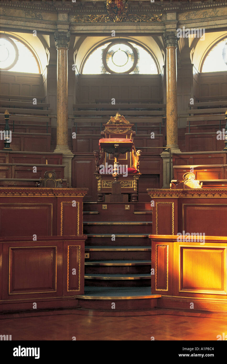 The Chancellor s Throne Sheldonian Theatre Oxford Stock Photo - Alamy