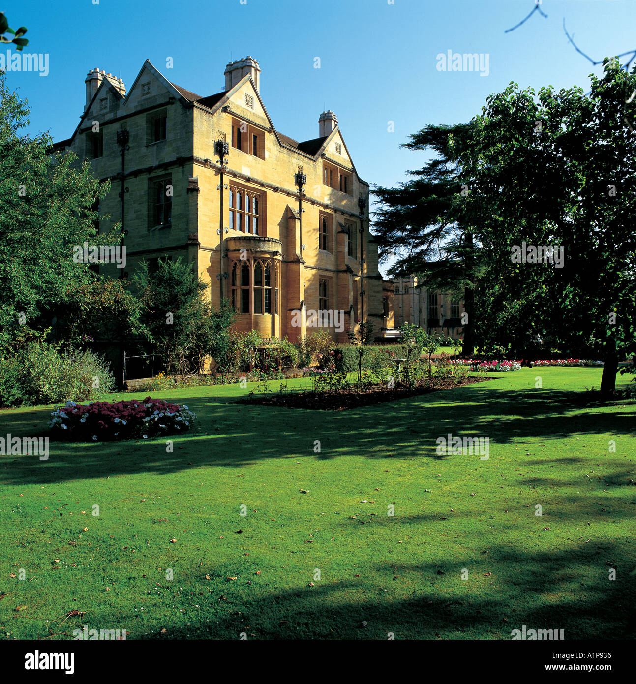 Mansfield College Oxford Stock Photo