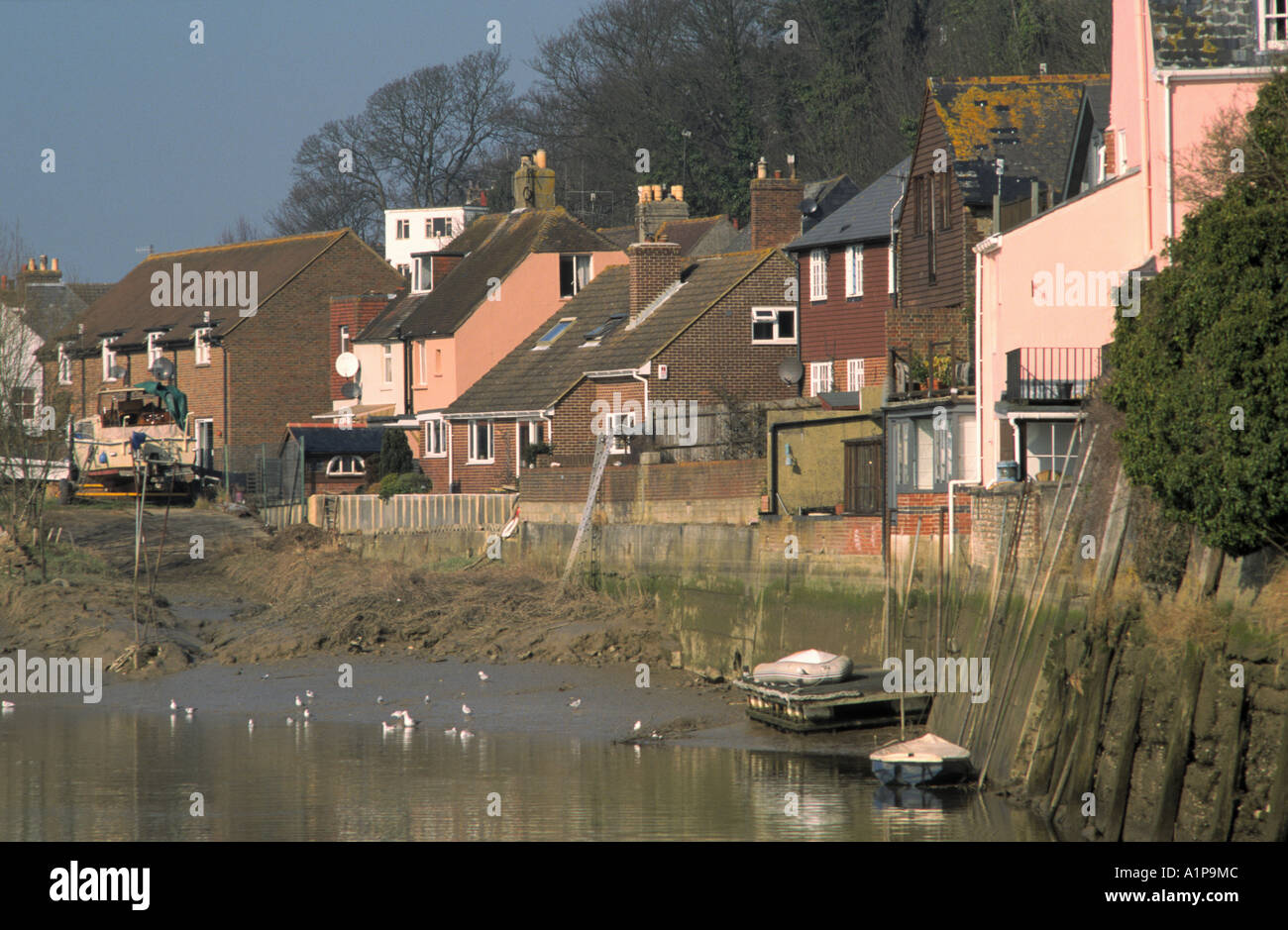 River Ouse at South Street Lewes East Sussex England Stock Photo Alamy