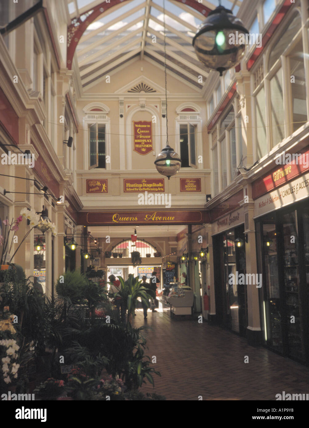 The Queens Arcade, Hastings, East Sussex, England, UK Stock Photo Alamy