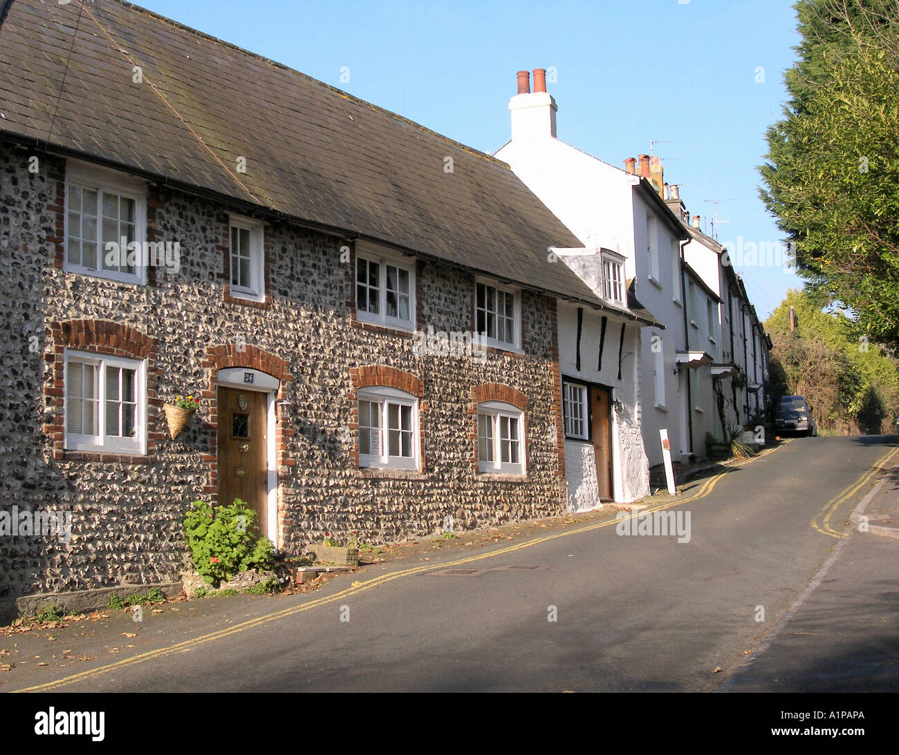 Period Cottages in Church Hill, Patcham, Brighton, East Sussex, England