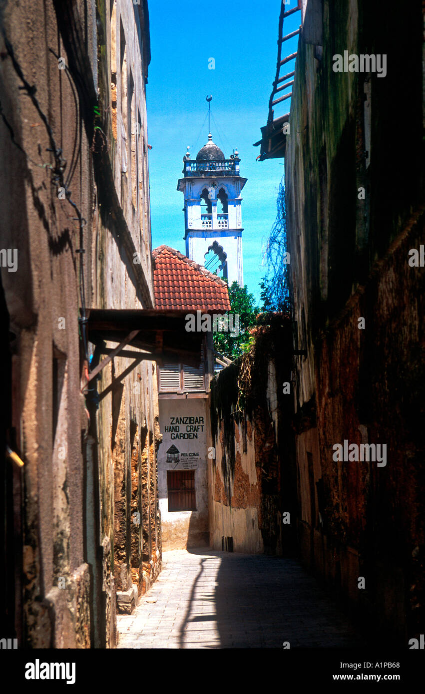 Zanzibar alley Tanzania Stock Photo Alamy