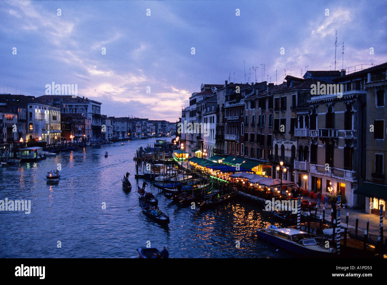 Venice evening grand canal late hi-res stock photography and images - Alamy