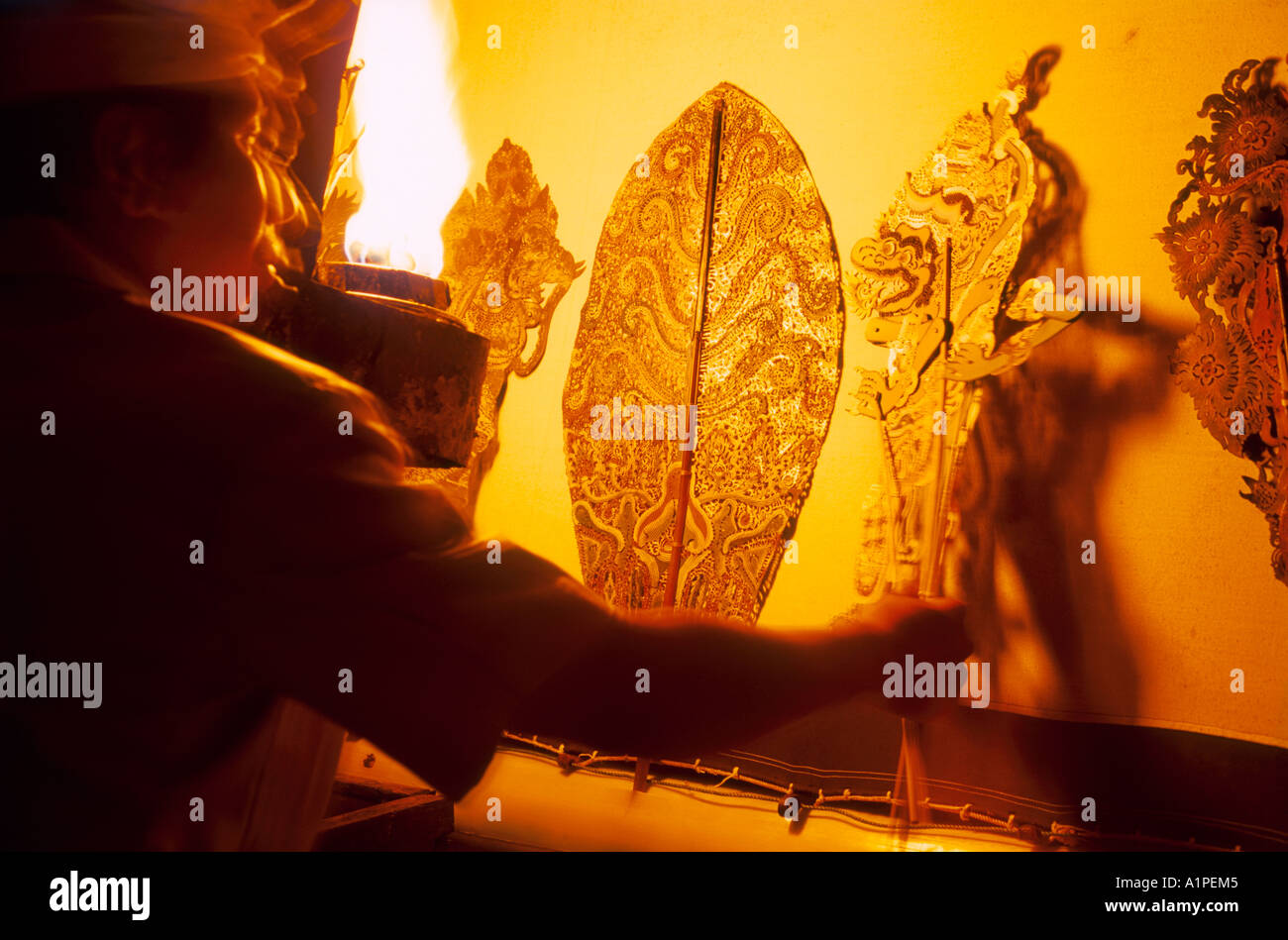Java, Wayang Shadow Puppets Stock Photo Alamy