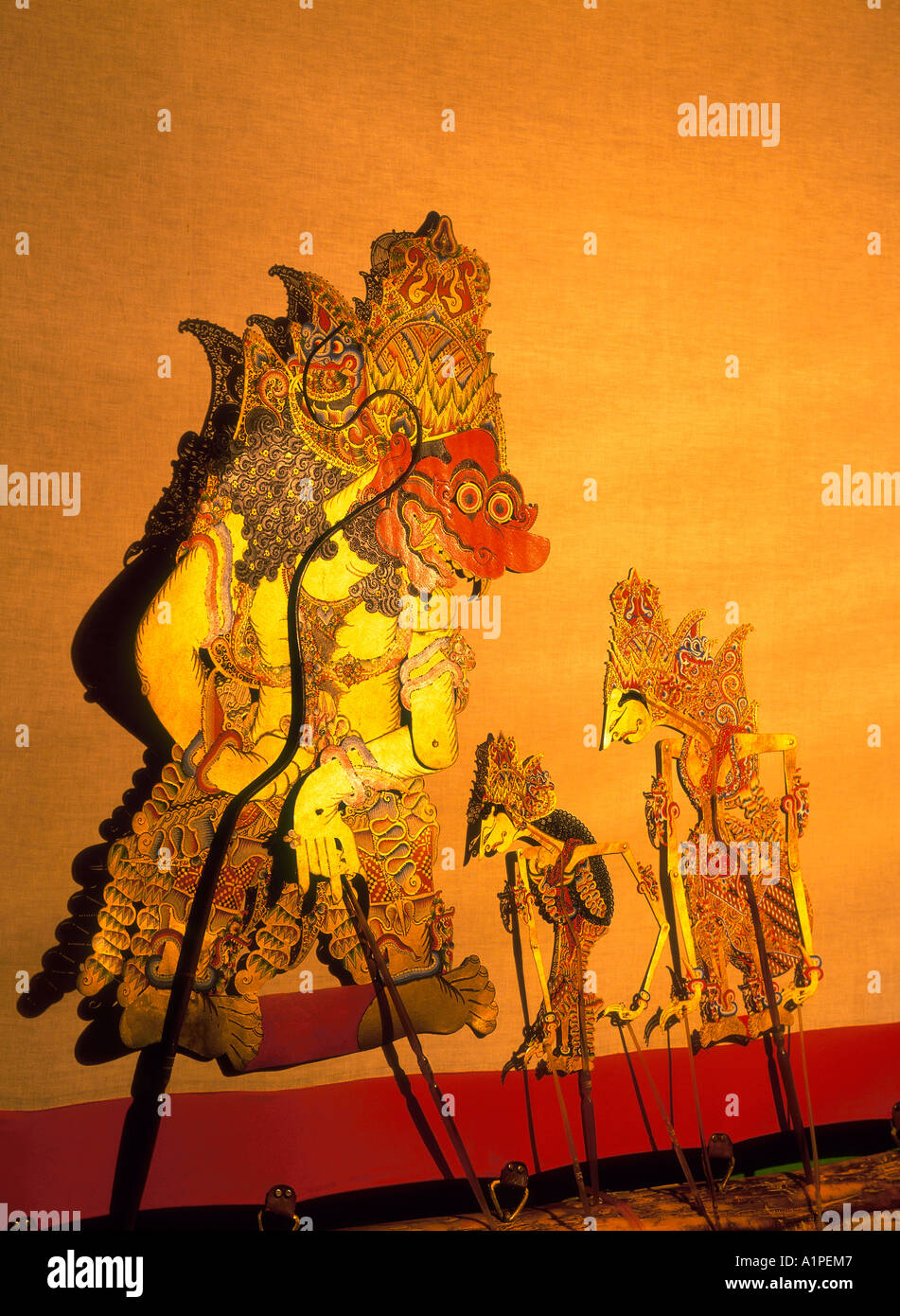 Java, Wayang Shadow Puppets Stock Photo Alamy