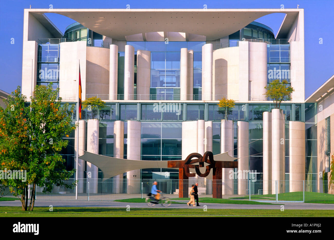 Headquarter of the German Chancellor Berlin Germany Stock Photo