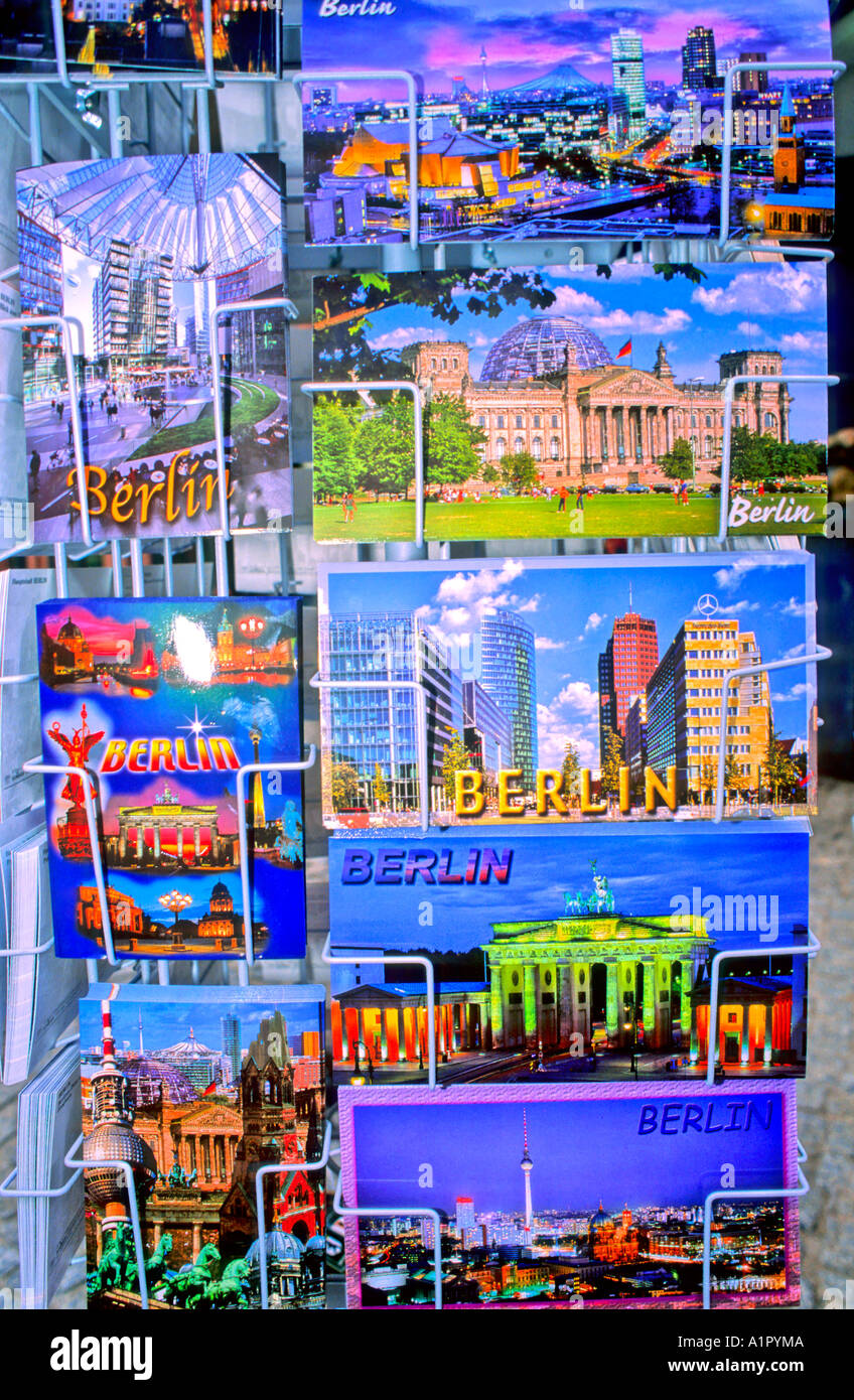 Postcards from Berlin,  Berlin, Germany Stock Photo