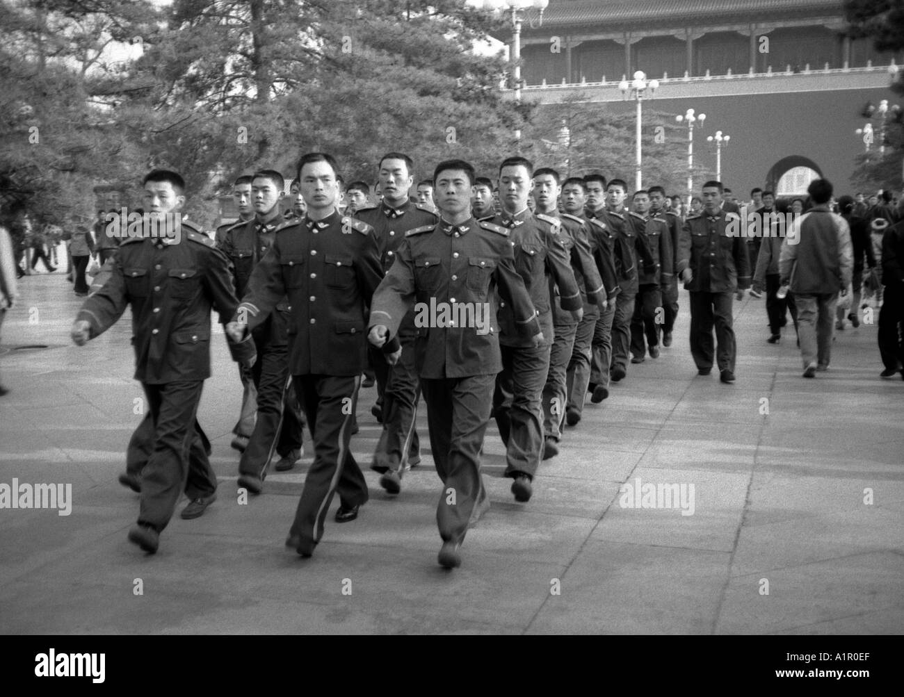 Meridian gate Tiananmen Square Beijing Peking China Chinese Asian Asiatic Asia Stock Photo