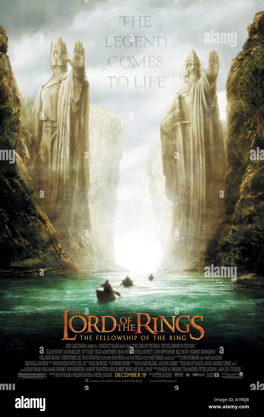 LORD OF THE RINGS: THE FELLOWSHIP OF THE RING Stock Photo