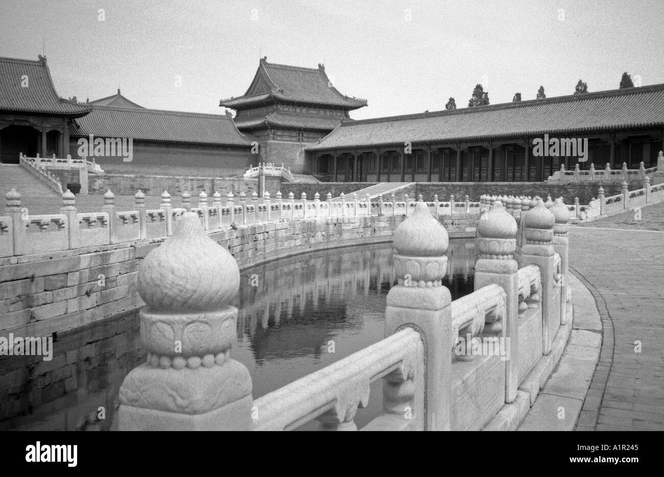 Inner Golden Water River Forbidden City Imperial Palace UNESCO World Heritage Site Beijing Peking China Chinese Asian Asia Stock Photo