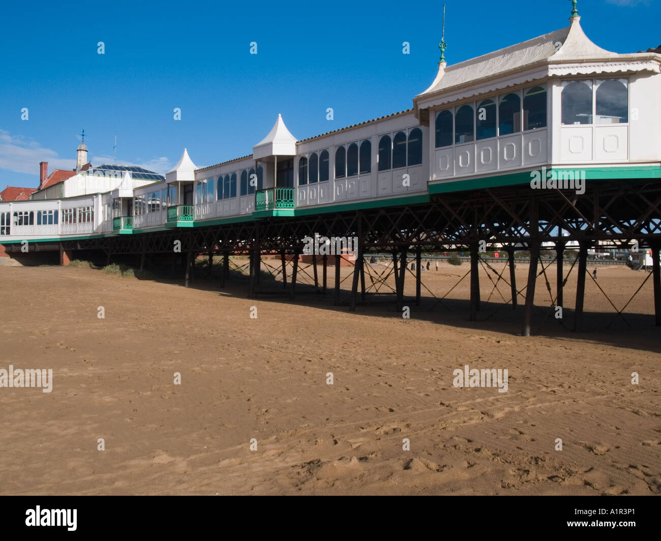 Lytham St Annes pier Stock Photo Alamy