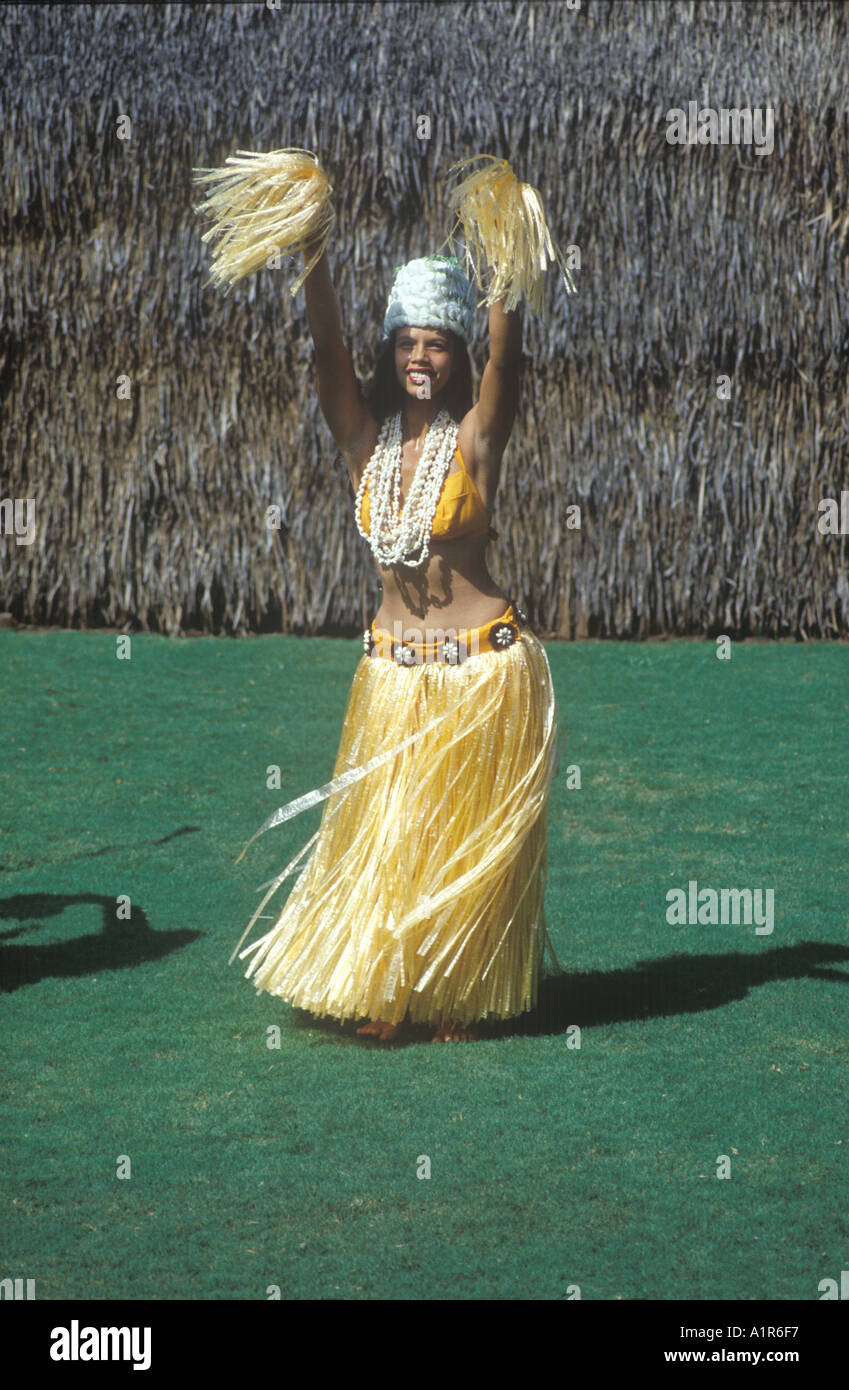 Hula Dancer, Hawaii Stock Photo