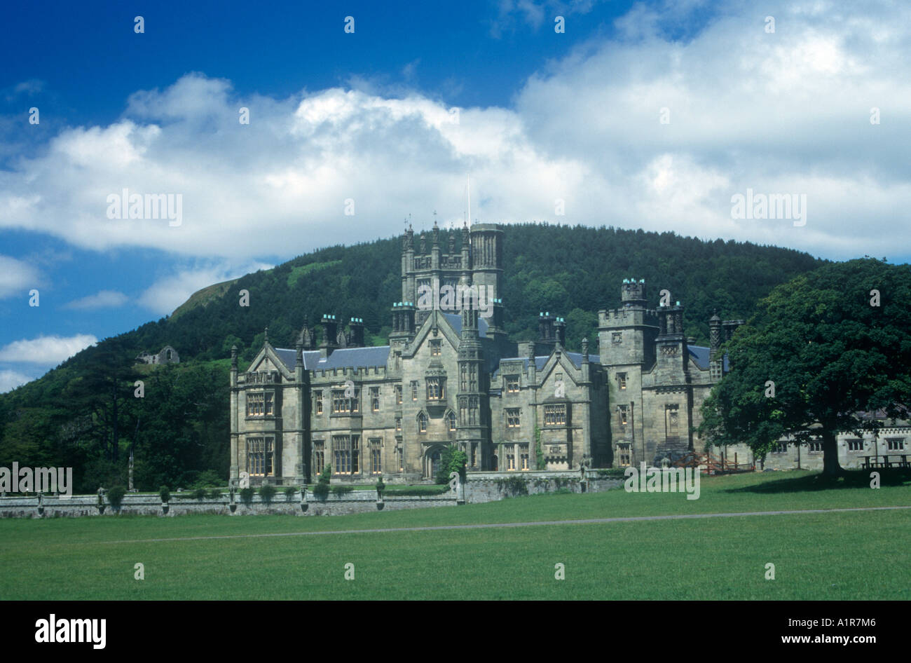 Margam House and Castle Margam Park Port Talbot South Wales Stock Photo