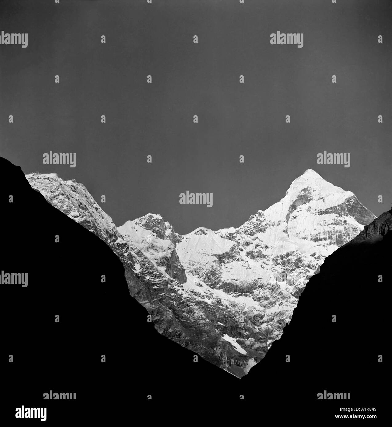 Indian the himalayas Black and White Stock Photos & Images - Alamy