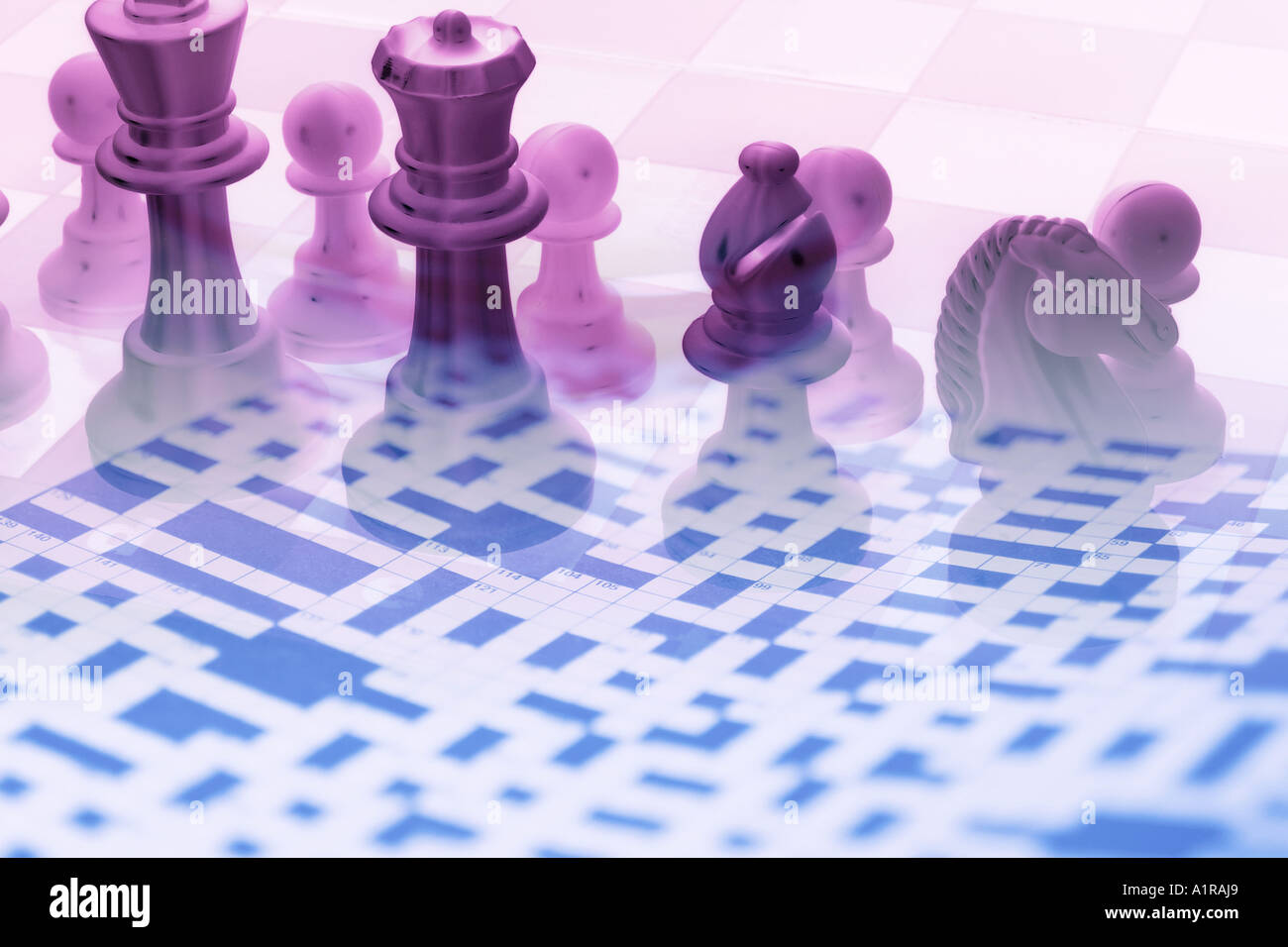 Chess Pieces on Crossword Puzzle Stock Photo Alamy Chess Pieces on Crossword Puzzle Stock Photo Alamy
