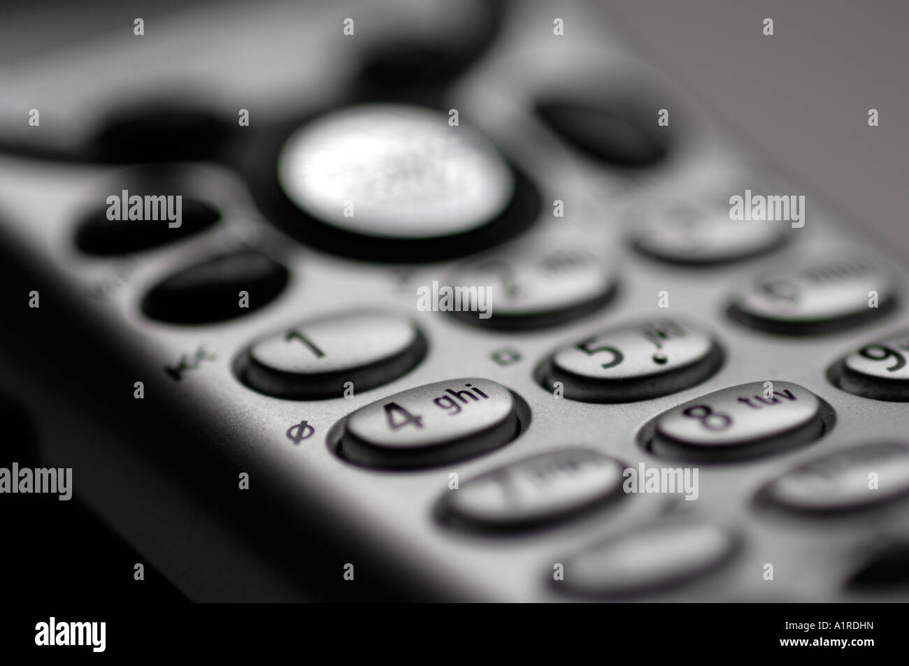 Portable Phone Keypad Stock Photo Alamy