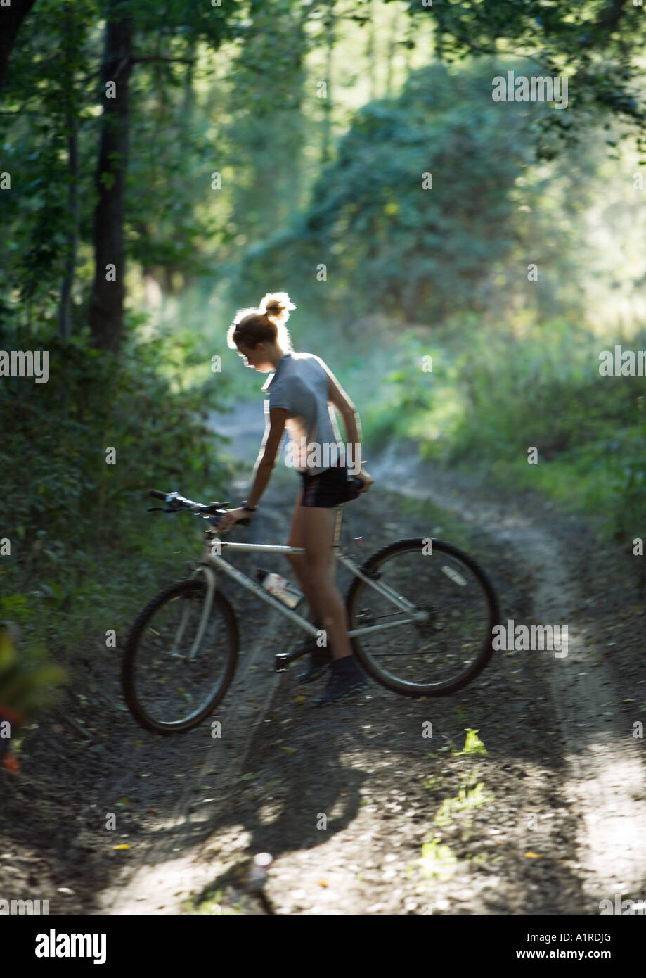 riding mountain bike