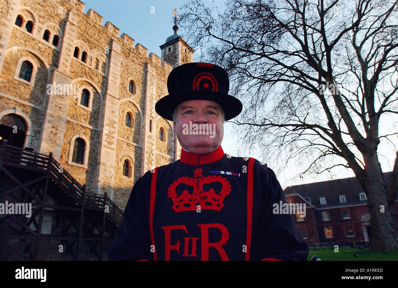 The Raven Master Tower of London United Kingdom Stock Photo - Alamy