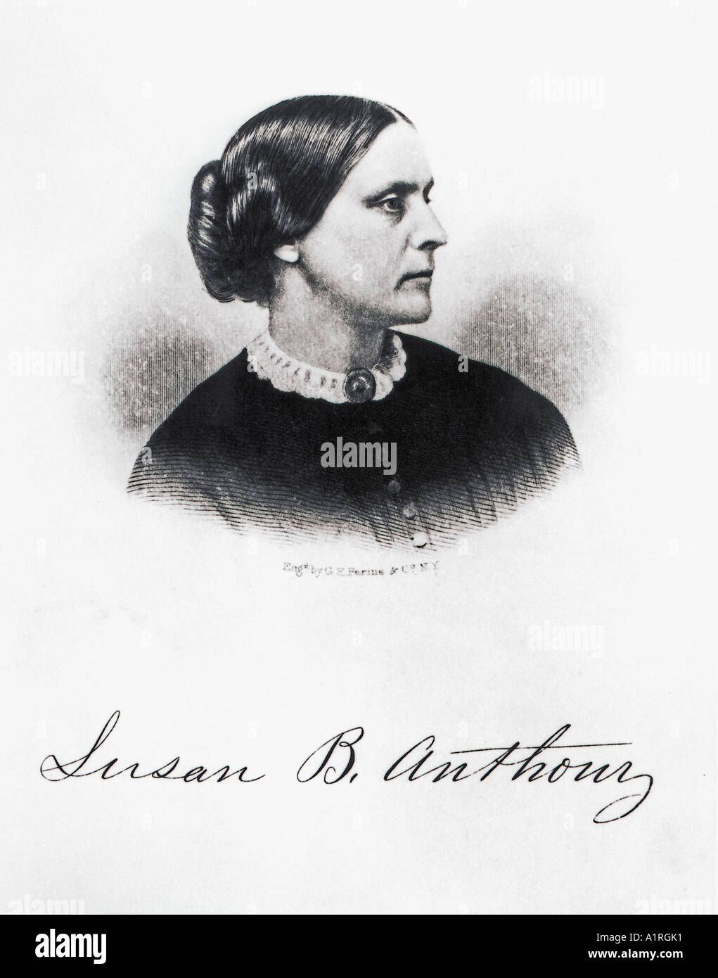 Susan B. Anthony, civil rights leader Stock Photo