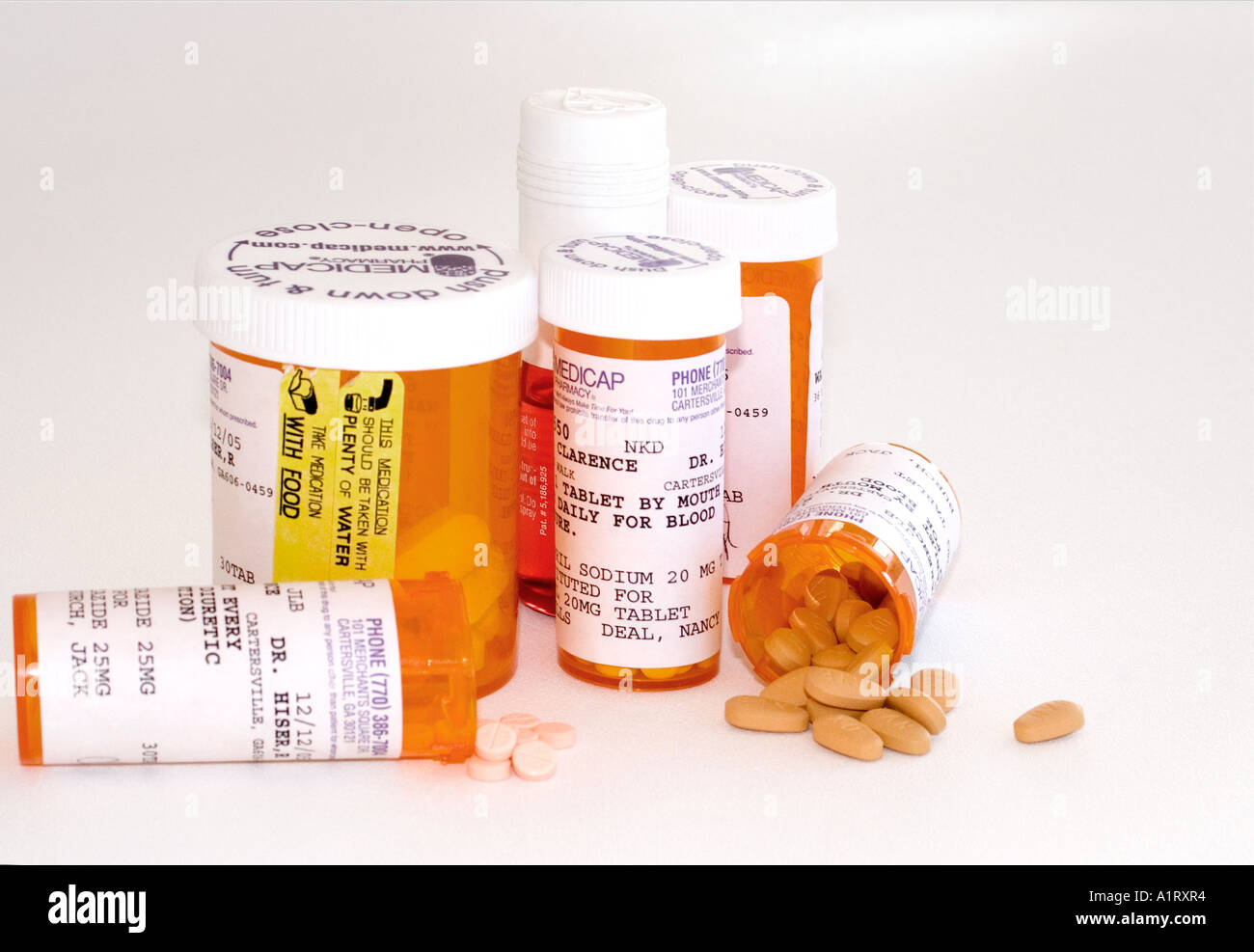 Prescriptions Stock Photo