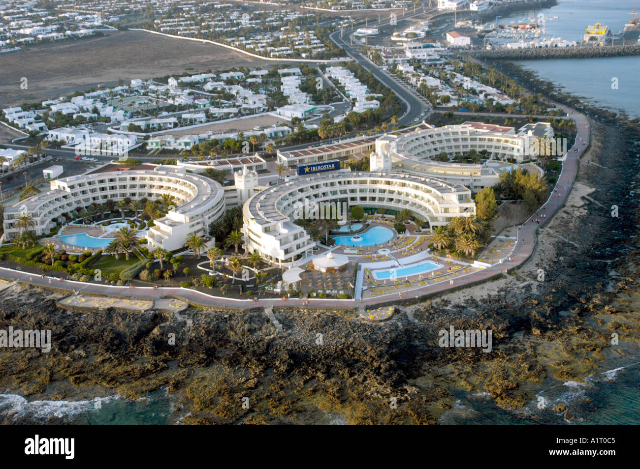 Iberostar Hotel At Playa Blanca In Lanzarote Stock Photo