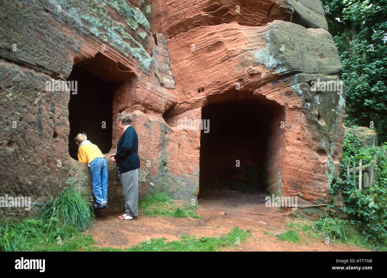 Kinver Rocks Kinver hi-res stock photography and images - Alamy