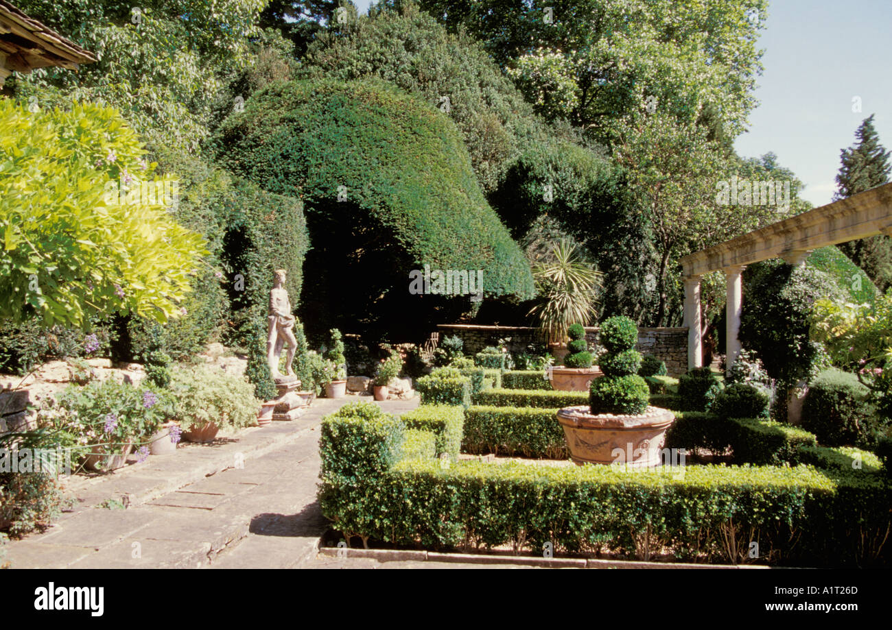 Peto Italian Garden Iford Manor Bradford upon Avon Wiltshire England Great Terrace Stock Photo