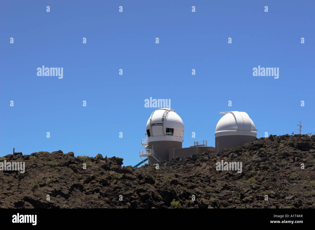 The LURE observatory domes, Haleakala High Altitude Observatory