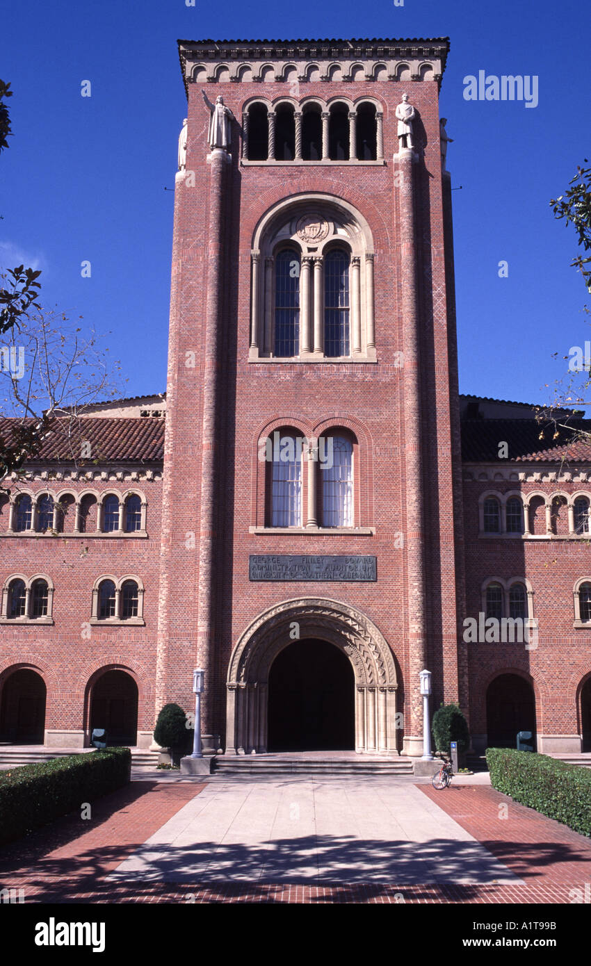 USC Campus Bovard Building Los Angeles California USA Stock Photo