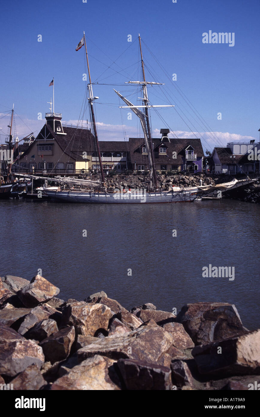 Shoreline Village Long Beach  Los Angeles California  USA Stock Photo
