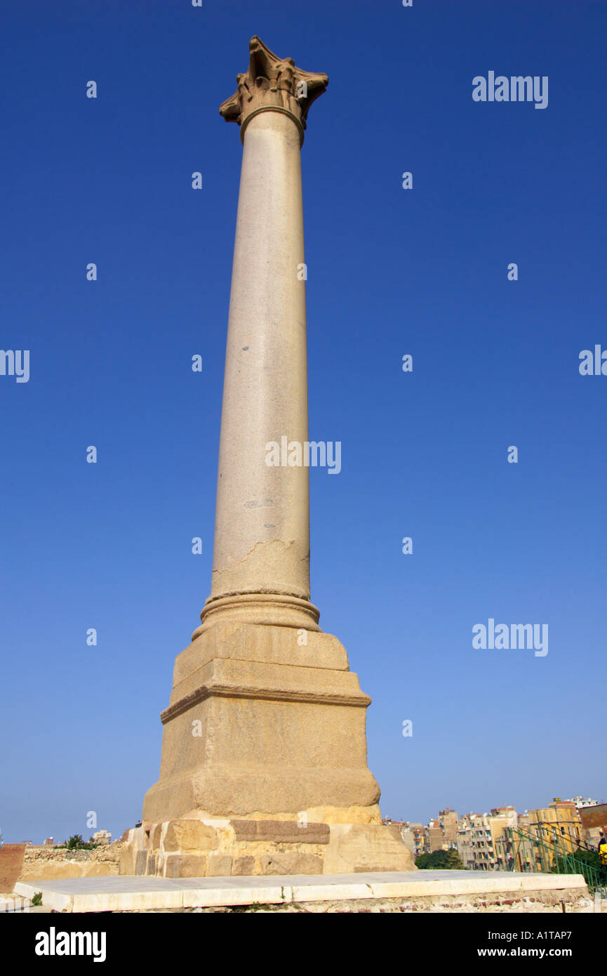Pompei's Pillar Column Alexandria Egypt Stock Photo - Alamy