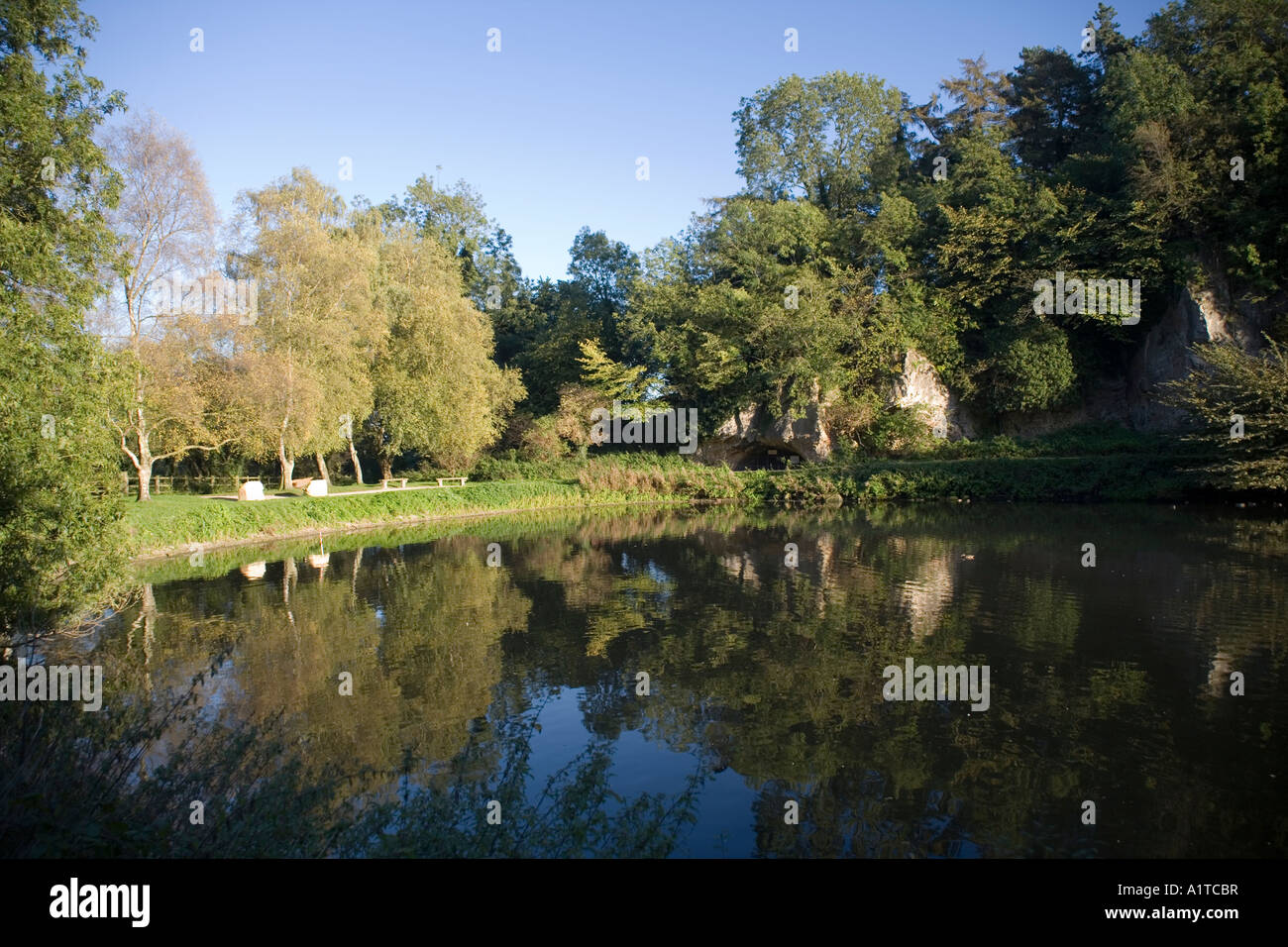 Creswell Crags Derbyshire England Stock Photo 10327882 Alamy