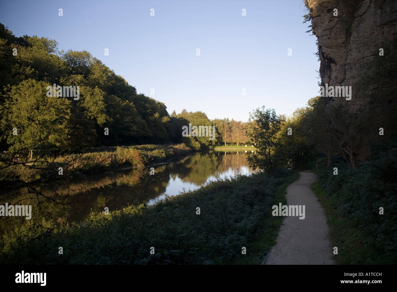 Creswell crags,Derbyshire,England Stock Photo Alamy