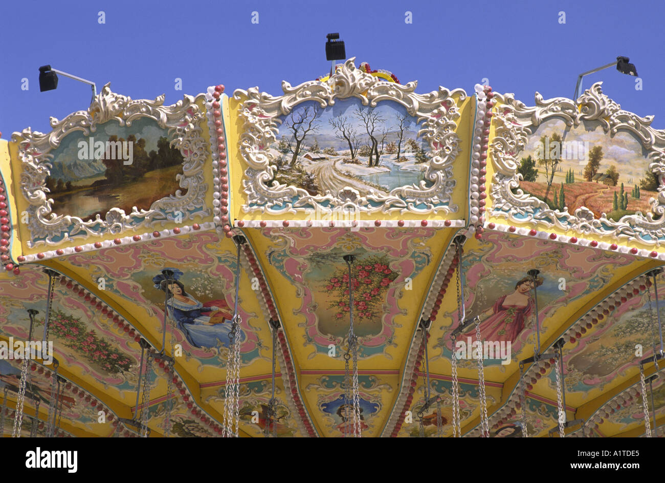 Carousel, Tuilleries, Paris. Stock Photo