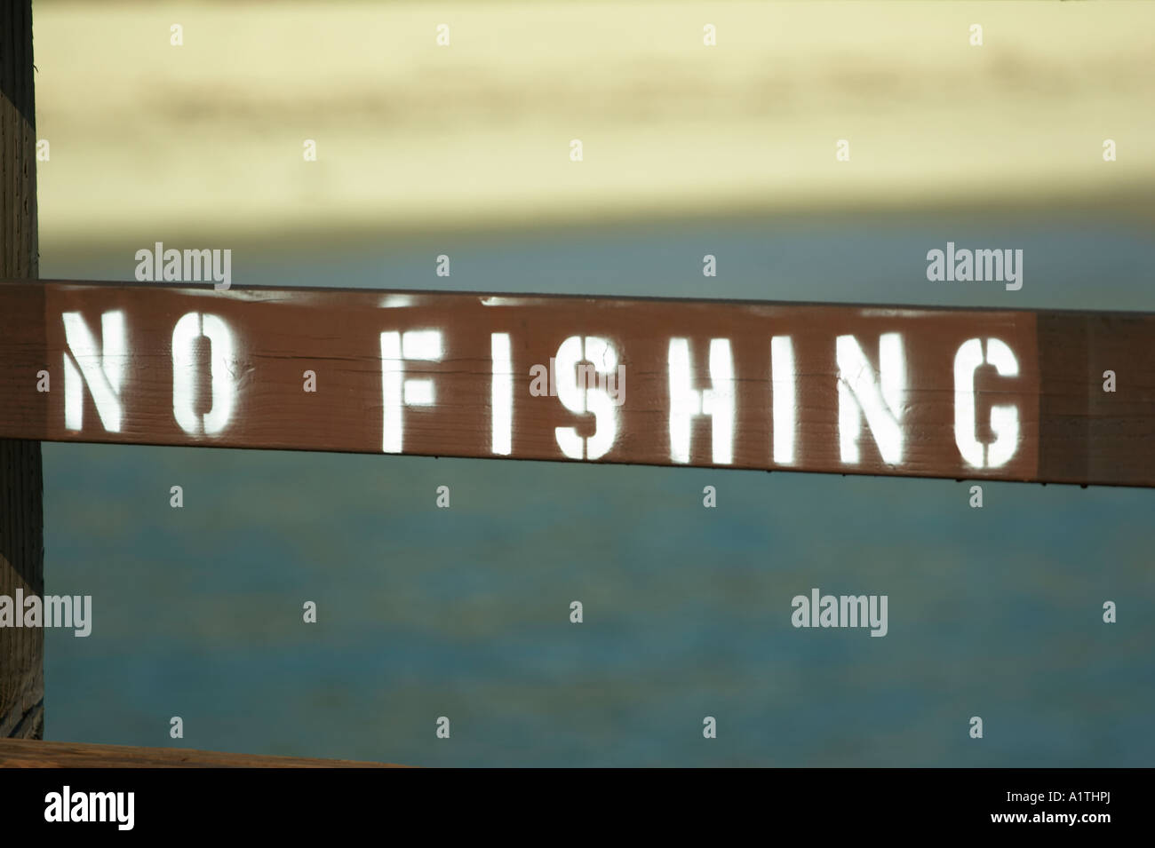 Road Sign - NO FISHING Stock Photo - Alamy