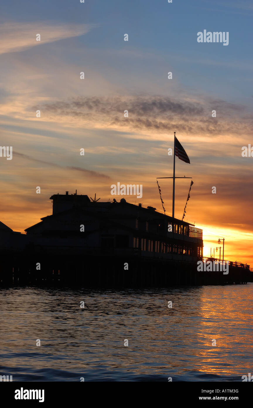 Stearns wharf sunset hi-res stock photography and images - Alamy