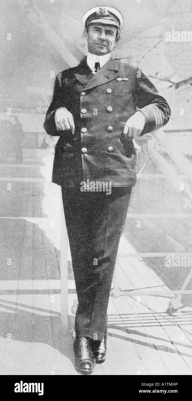 Captain Sir Arthur Henry Rostron KBE RD RNR 1869 to 1940 Captain of RMS Carpathia Stock Photo
