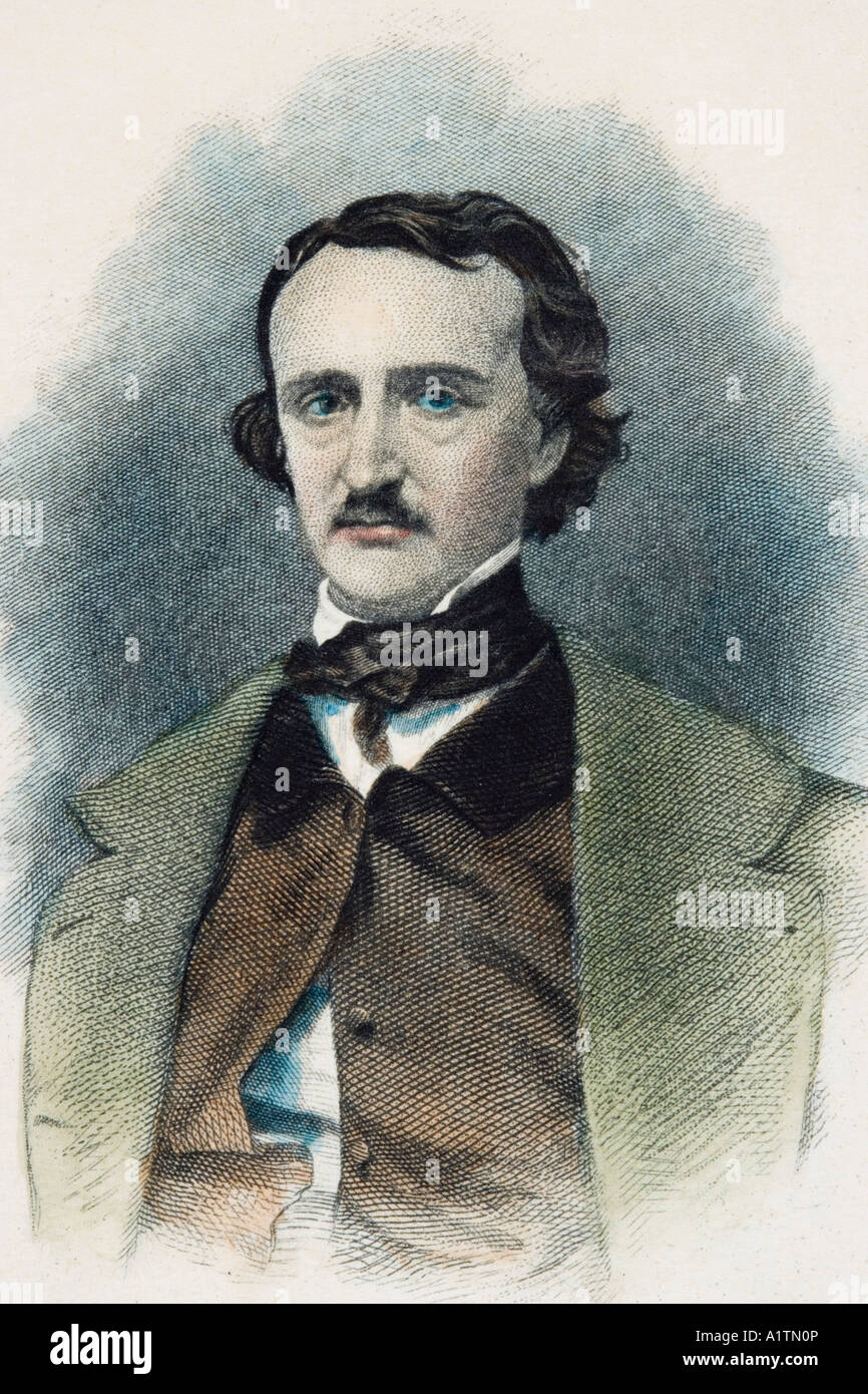 Edgar Allan Poe, 1809 1849. American writer, editor, and literary