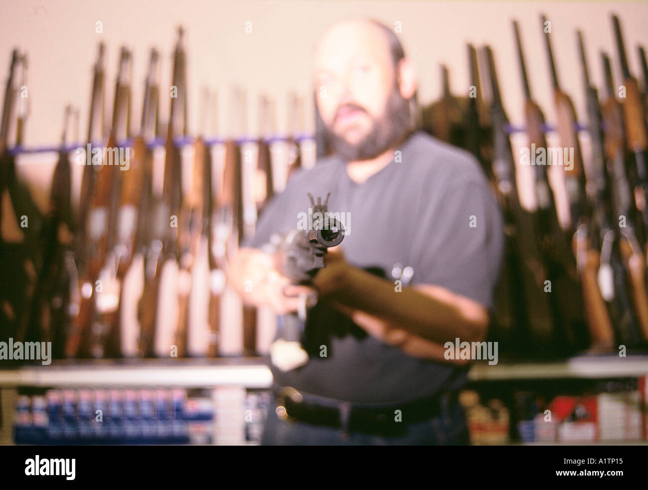 GUN SHOP IN OHIO Stock Photo Alamy