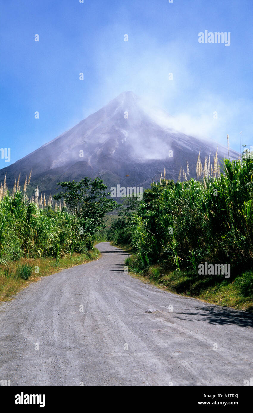 The erupting Arenal Volcano in Costa Rica Stock Photo - Alamy