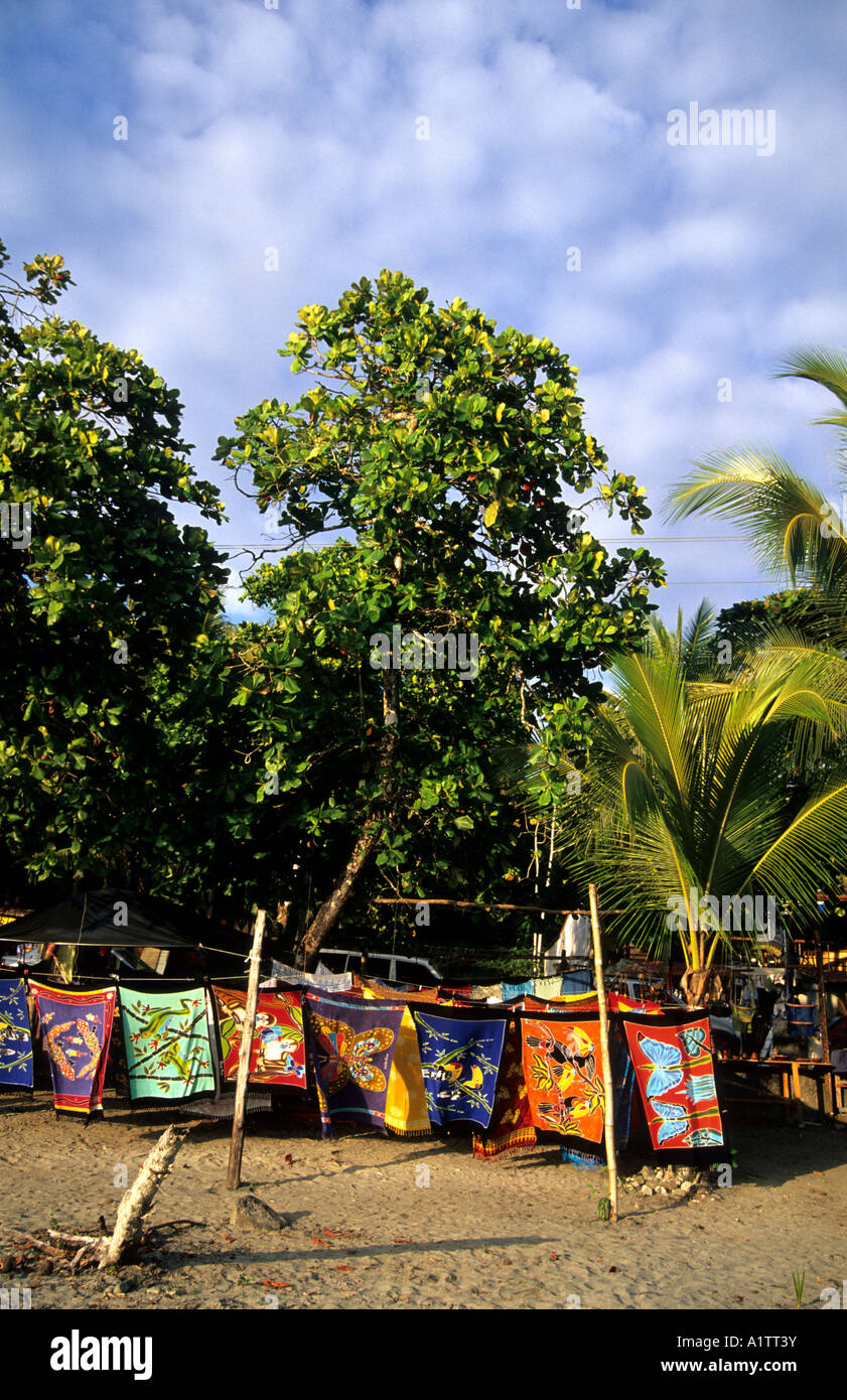 Towels on the beach at Manuel Antonio, Costa Rica Stock Photo Alamy