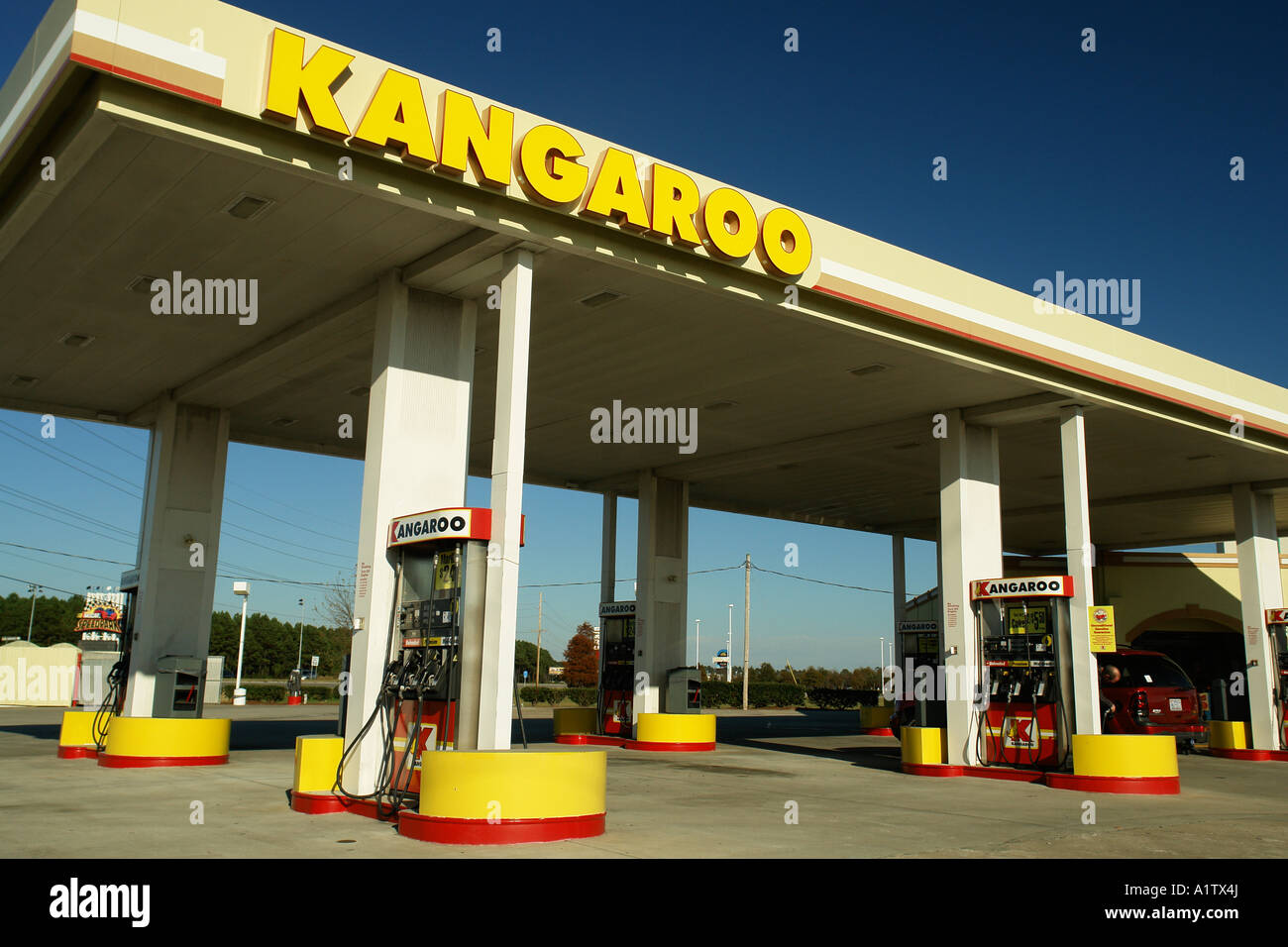 AJD54945, Myrtle Beach, SC, South Carolina, Kangaroo Gas Station, pumps
