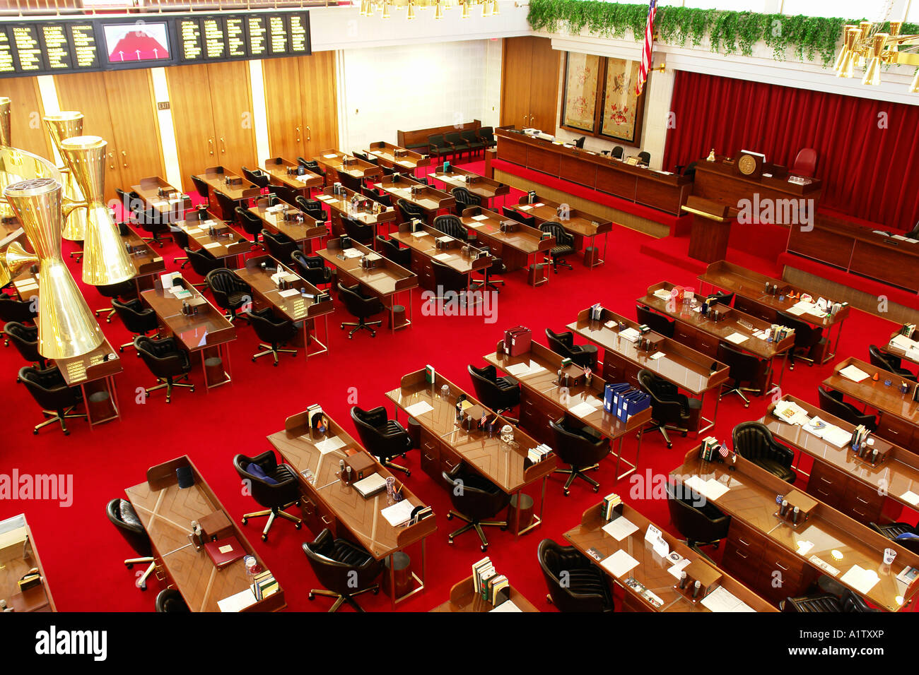 AJD55165, Raleigh, NC, North Carolina, State Legislative Building Stock Photo