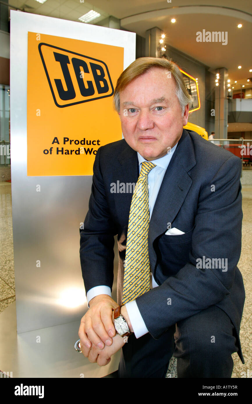 Sir Anthony Bamford chairman of the JCB engineering company based in Uttoxeter staffordshire uk