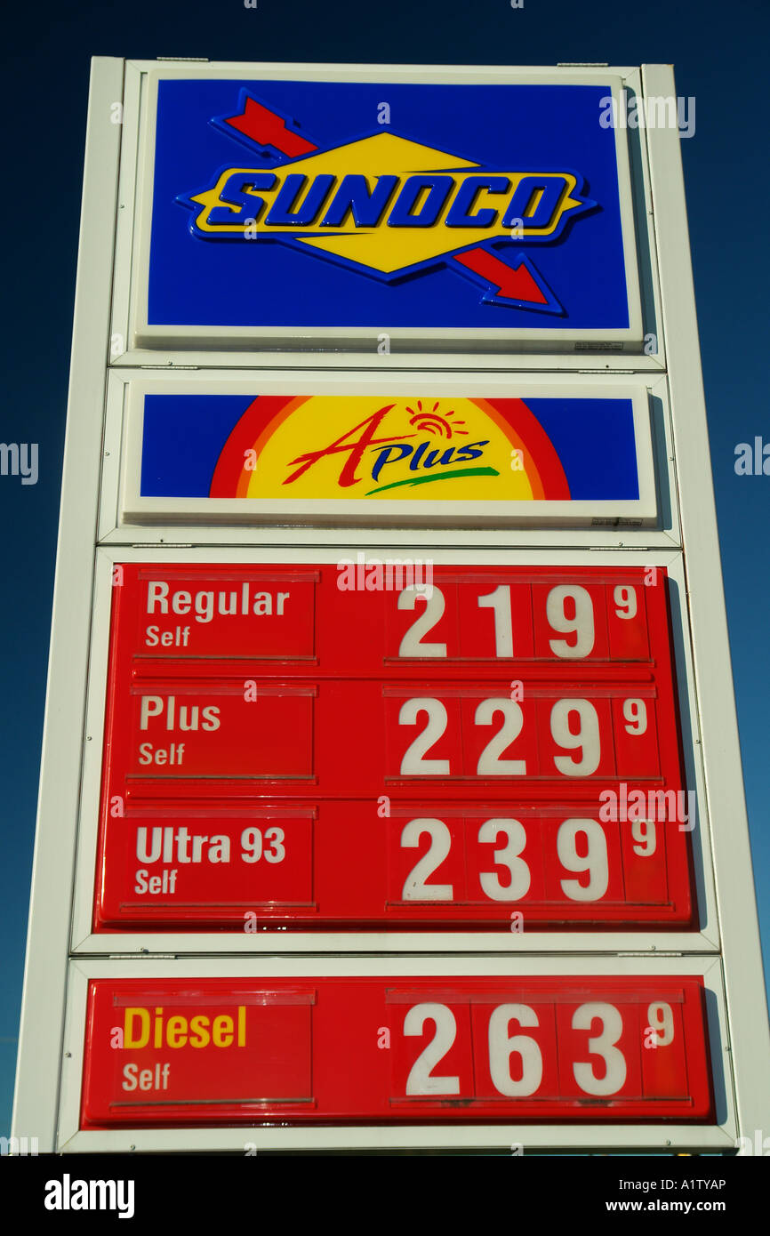 Sunoco gas station hires stock photography and images Alamy
