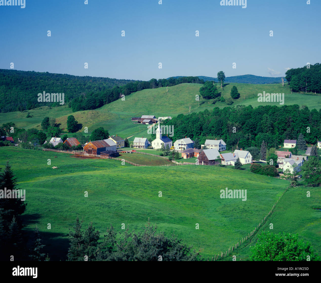 village of East Corinth Vermont USA New England Stock Photo Alamy