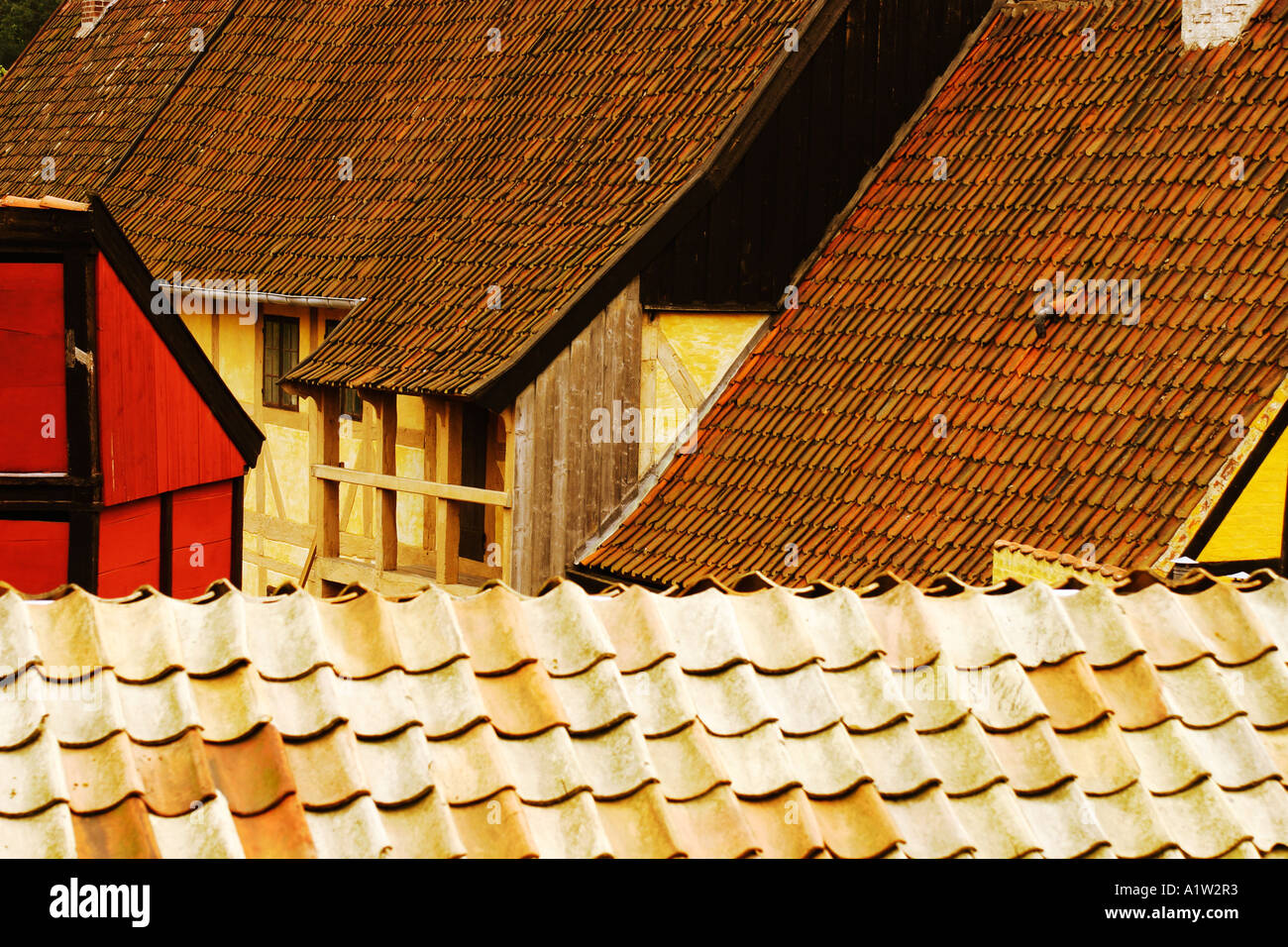 Roofs old houses roof hi-res stock photography and images - Alamy