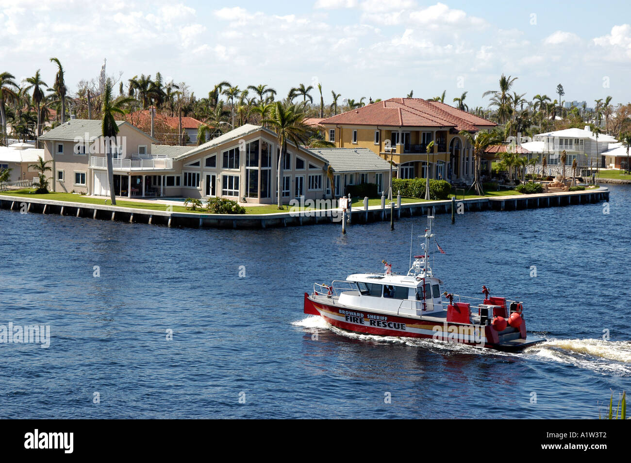 Intracoastal waterway, Florida, USA Stock Photo - Alamy